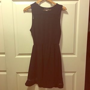 Little Black Dress with sheer fabric accents